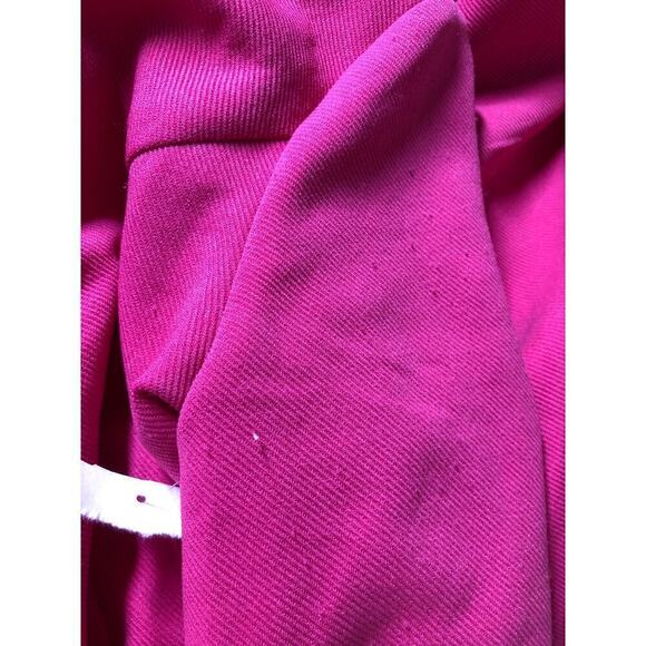 London Times Fit & Flare Dress Surplice 3/4 Sleeve Knee Length V Neck Pink 4 - Picture 5 of 9